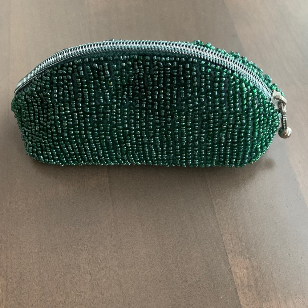 Chan Luu Beaded Pouch - Green